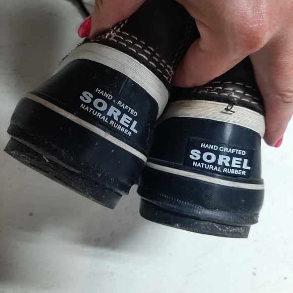 Sorel Joan of Arctic Boots Leather Size 7 - Picture 4 of 5